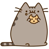 Pusheen emoji WhatsApp Sticker #11