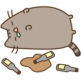 Pusheen emoji WhatsApp Sticker #14