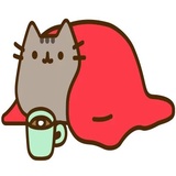 Pusheen emoji WhatsApp Sticker #3
