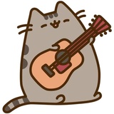 Pusheen emoji WhatsApp Sticker #6