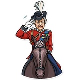 The Queen WhatsApp Sticker #13