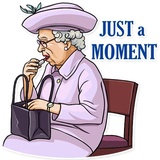 The Queen WhatsApp Sticker #25