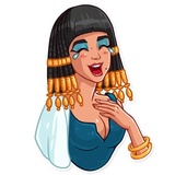 Cleopatra WhatsApp Sticker pack