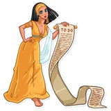 Cleopatra WhatsApp Sticker #10