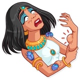 Cleopatra WhatsApp Sticker #11