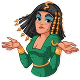 Cleopatra WhatsApp Sticker #12