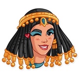 Cleopatra WhatsApp Sticker #14