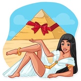 Cleopatra WhatsApp Sticker #18
