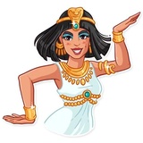 Cleopatra WhatsApp Sticker #26