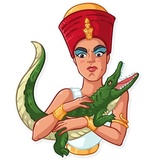 Cleopatra WhatsApp Sticker #27