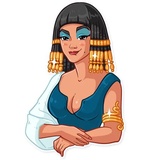 Cleopatra WhatsApp Sticker #28