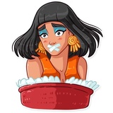 Cleopatra WhatsApp Sticker #29