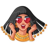 Cleopatra WhatsApp Sticker #7