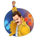 Freddie Mercury WhatsApp Sticker pack