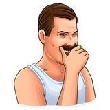 Freddie Mercury WhatsApp Sticker #2