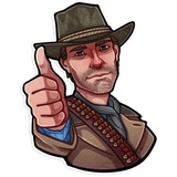 Read Dead Redemption WhatsApp Sticker #3