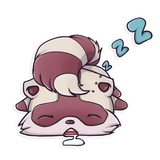Jessie Raccoon WhatsApp Sticker #11