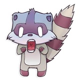 Jessie Raccoon WhatsApp Sticker #12