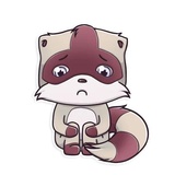 Jessie Raccoon WhatsApp Sticker #15