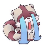 Jessie Raccoon WhatsApp Sticker #16