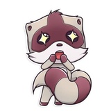 Jessie Raccoon WhatsApp Sticker #18