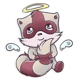 Jessie Raccoon WhatsApp Sticker #20