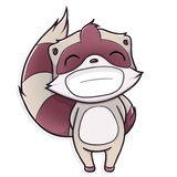 Jessie Raccoon WhatsApp Sticker #3