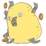 Sweet Potatos WhatsApp Sticker #29