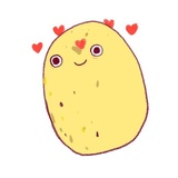 Sweet Potatos WhatsApp Sticker #5