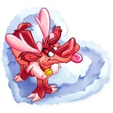 Reindeer Party WhatsApp Sticker #12