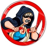 Resistance Girl WhatsApp Sticker #10