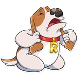 Richie Dog WhatsApp Sticker #12