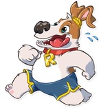 Richie Dog WhatsApp Sticker #18