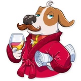 Richie Dog WhatsApp Sticker #24