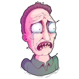 Rick & Morty Memes WhatsApp Sticker #12