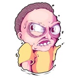 Rick & Morty Memes WhatsApp Sticker #3