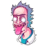 Rick & Morty Memes WhatsApp Sticker #6