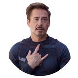 Robert Downey WhatsApp Sticker #8