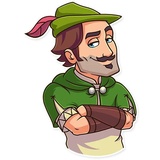 Robin Hood WhatsApp Sticker #14
