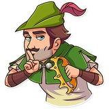 Robin Hood WhatsApp Sticker #16