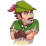 Robin Hood WhatsApp Sticker #19