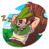 Robin Hood WhatsApp Sticker #26
