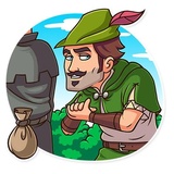 Robin Hood WhatsApp Sticker #29