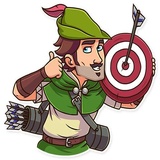 Robin Hood WhatsApp Sticker #3