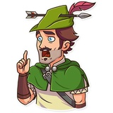 Robin Hood WhatsApp Sticker #4