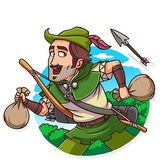 Robin Hood WhatsApp Sticker #6