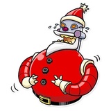 Robo Santa WhatsApp Sticker pack