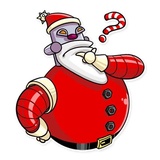 Robo Santa WhatsApp Sticker #13