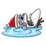 Robo Santa WhatsApp Sticker #16