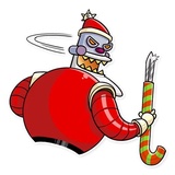 Robo Santa WhatsApp Sticker #18